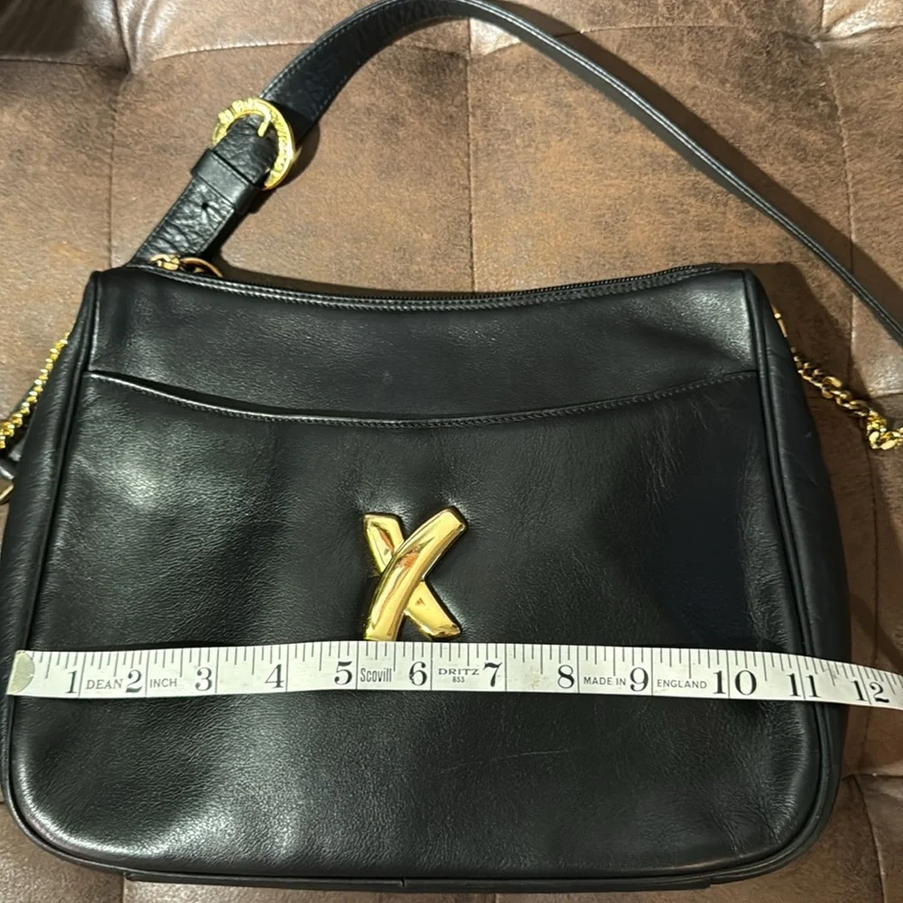 Paloma Picasso‎ Vintage Italian black handbag